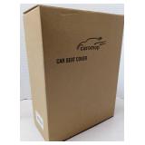 Luxury Faux Leather Seat Covers Full Set,Breathable Seat Covers for Cars,Universal Fits Most Cars, Vehicles,Sedans,Trucks & SUVs.Airbag Compatible (5-Seat Black/Red) Retail $59.99