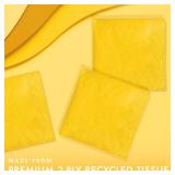 Creative Converting Touch of Color 50 Count 3-Ply Paper Beverage Napkins, School Bus Yellow , one size (10 Packages)