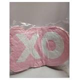 3pcs Pink Lip, Love, and XO Pillows