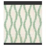 2 Packages of 5" Square Green Leaf and Stem Beverage Napkins, 20ct