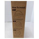 2025 Model Breathable Soft Leather Car Steering Wheel Cover for Men Women, Non-Slip, Comfortable,Universal 15 inches Steering Wheels, Black