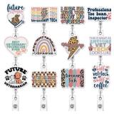 12 Pcs Vet Tech Gifts Bulk Vet Tech Badge Reel Veterinary Technician Week Badge Holder Retractable for Social Workers Dentist Volunteer Or Doctor Nurse Coworker Appreciation
