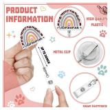 12 Pcs Vet Tech Gifts Bulk Vet Tech Badge Reel Veterinary Technician Week Badge Holder Retractable for Social Workers Dentist Volunteer Or Doctor Nurse Coworker Appreciation