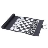 14" x10" Chess Sets, Lightweight and Easy to Carry, Chess Mini Game Set, Black and White Pieces, Garden Games, Travel Chess Set for Adults and Kids