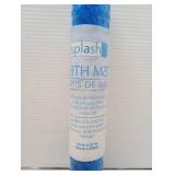 Splash Home Non Slip Bathtub Mat with 86 Suction Cups - Anti Mold Shower Mat for Inside Tub, Bath Mat for Tub Non Slip Mildew Resistant, Machine Washable PVC Tub Mat - Blue - 26.5" L x 14.25" W