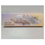 HiLemon Nail Brushes Set, 6PCS Nail Art Brushes for Nail Design Brush Painting Gel Nail Brush for Nail Extension Liner Dotting Tools