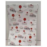 WRAPLULU White Gaming Birthday Wrapping Paper - 4 Jumbo Sheets, 28 * 40 Inches - Retro Joystick Gift Wrap with HAPPY BIRTHDAY, Perfect for Kids Boys Girls Birthday Teens Gamers Party