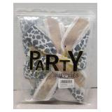 Fangleland Cow Print Christmas Tree Topper Bow, Rustic Cow Farmhouse Ox Christmas Wreath Bow, Black and White Decorative Large Gift Bow, Xmas Hanging Ornament Winter Holiday Party Decor