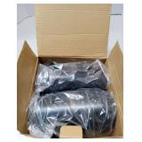 LCMWHOP Car Trash Can Bin with Lid - 2 Pack Mini Car Garbage Can Cup Holder-Black Small Leakproof Vehicle Trash Bin-Automotive Organizers and Storage for Back Seat Door SUV Accessories