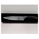 TONGMARU Chef Knife, 8 inch Professional High Carbon Razor Super Sharp German Stainless Steel - Kitchen Chef Kitchen Knife with Ergonomic Forged PakkaWood Handle, with Luxury Gift Box, for Family