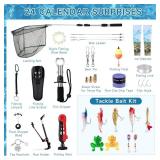 Fishing Advent Calendar, 24 Days Christmas Countdown with Fishing Tool Kit Fishing Tackle Lures, 2025 Christmas Surprise Gifts for Fisher Adult Men Teen