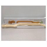 Morapin Bread knife, bread slicer, bread bow knife - suitable for sour bread or homemade bread, 9.5-inch stainless steel slicing - can be used by both hands