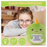 TOYSYM Dinosaur Stuffed Animal, Emotional Inspirational Support Dinosaur Plush, Stuffed Dino Plushies Stuffy Dino Plush Plushie Pillow Decor Gifts for Boys Girls Women Men Kids
