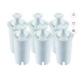 Brita Plus Water Filter, BPA-Free, High-Density Replacement Filter for Pitchers and Dispensers, Reduces 2x Contaminants*, Lasts Two Months or 40 Gallons, Includes 6 Filters BritaPlus