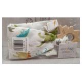 Stephen Joseph Muslin Lovie with Teether, Dino