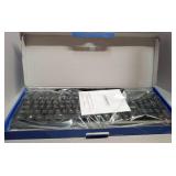 AUSDOM Y2 Wired USB Keyboard with Number Pad,Spill-Resistant,Chiclet Keyboard,Adjustable Tilt, Ergonomic Office Keyboards for Windows Mac PC Laptop,Full Size Key Board