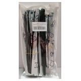 30PCS Reusable Aluminum Foil Sealable Storage Bags, Resealable Vacuum Zipper Pouches for Food, Stand Up Foil Sealable Bags with Label and Zip Lock for Vegetable Fruit Meat (3 Size)