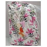 Sunny Spirit Women Casual Long Boho Maxi Beach Travel Wedding Dresses V Neck Fall Summer Spring Flowy Dress Pink Black Floral Size Large