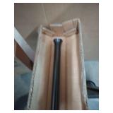 Brown curtain rod extendable