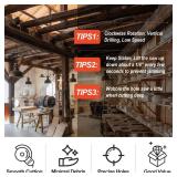 11 Inch Hole Saw with 1/2\" Triangle Shank Quick Change Arbor, JTemgle Bi-Metal Hole Saw Heavy Duty Hole Cutting Tool for Cornhole Boards, Recessed Lights, Wood, Plastic, Drywall & Soft Metal