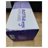 C CUSHION LAB Deep Sleep Pillow, Patented Ergonomic Contour Design for Side & Back Sleepers, Orthopedic Cervical Shape Gently Cradles Head & Provides Neck Support & Shoulder Pain Relief - Calm Grey