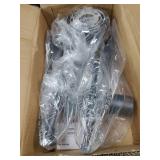 AUQUEE 8 Light Track Lighting Fixtures Ceiling, Matte Black Kichen Track Lighting Fixtures, Rotatable Light Heads, Adjustable Modern LED Track Lights for Kitchen/Hallway, No GU10 Bulb