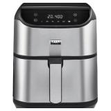 bella PRO - 6-qt. Touchscreen Air Fryer - Stainless Steel