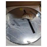 Bathroom mirror approximately 102.5x5.7 by 102.5 cm