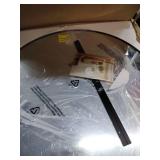 Bathroom mirror approximately 102.5x5.7 by 102.5 cm