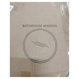 Bathroom mirror approximately 102.5x5.7 by 102.5 cm