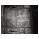 COLCASE Fireproof Document Box with Lock, Hard Fireproof Waterproof Box Creative Hard-Shell Design Fireproof Safe Box Document Organizer for Important Documents Certificates Laptop Passports Black