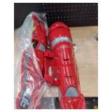 All Star Youth S7 Axis Baseball Catchers Leg Guards (9-12) Scarlet