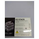 EZ Stack Folding Storage Crate with Casters