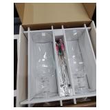 Tiki Bar Summer Cocktail Glass Set with Recipe Book