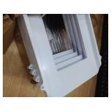 Delamu 2-Tier Multi-Purpose Bathroom Under Sink Organizers and Storage, Stackable Kitchen Pantry Organization, Pull Out Medicine Cabinet Organizer with Movable Dividers, White, 2 Pack