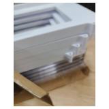 Delamu 2-Tier Multi-Purpose Bathroom Under Sink Organizers and Storage, Stackable Kitchen Pantry Organization, Pull Out Medicine Cabinet Organizer with Movable Dividers, White, 2 Pack