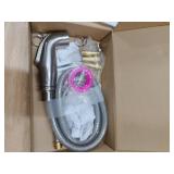 Universal Kitchen Side Sprayer Compatible with Moen Faucet, Kitchen Sink Faucet Sprayer Replacement with Quick Connector/Hose/Holder, Pull Out Sprayer Head Replacement, Easy to Install, Brushed Nickel