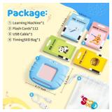 TimingSXD Chinese & English Bilingual Talking Flash Cards for Toddler/Beginning - Learning Educational Toy to Learn Chinese/English,Talking Flash Cards for Ages 2+