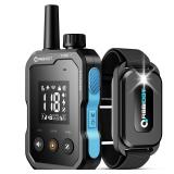 ABBIDOT Dog Shock Collar (5-120 lbs) - 4500 FT Dog Training Collar with Remote, IPX7 Waterproof with 6 Training Modes, Beep, Vibration, Safe Shock, Enhanced Night Light, Rechargeable Electric Collar