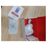 TENKER TENS Unit Muscle Stimulator, 24 Modes EMS Machine for Pain Relief Therapy/Pain Management, Rechargeable Electronic Pulse Massager with 2\"x2\" and 2\"x4\" Electrode Pads (Silver)