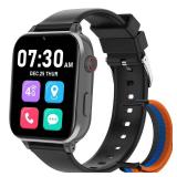 Xipax Kids Smartwatch for Boys Girls with GPS Tracker 4G LTE Calling & Real-Time Location Tracking, Kids Watch with Video Chat, Camera, Games, SOS Call Watch for Children Age 3-15 (Black)