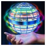 AMERFIST 2025 Flying Orb Ball Toy,Cosmic Globe Boomerang Hover Ball Galactic Fidget Spinner, Hand Drone Orbit, Cool Toys Gift for 6 7 8 9 10+ Year Old Boys Girls Teens Outdoor Toys(Blue)