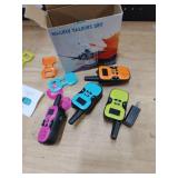Walkie Talkies for Kids - Rechargeable 4 Pack: Walky Talky for Kids with Charger Battery - Walkie-Talkies Long Range Outdoor, Hiking, Camping Toys for 3-12 Year Old Girls Boys