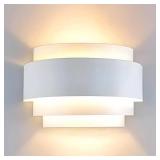 LightInTheBox Modern Wall Sconce Indoor Wall Light Fixture Half Moon Metal Wall Lamp White for Stair Hallway Home Theatre Bedroom (1PCS)