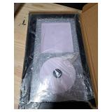 TAYRTVO CD Display Frame for CD Case and Discs with Solid Wood, Wall Mounted and Desktop Signed CD Display Frame, Glitter Shining Black Style, 7.9\"x14.3\"