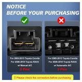 (ONLY for 2-PIN) HVAC Heater Blower Motor Assembly for Toyota RAV4 2006-2018, for Toyota Matrix 2009-2014 & Corolla 09-19 (Manual A/C Controls), for Scion xB 08-15 & tC 11-16, for Pontiac Vibe 09-10