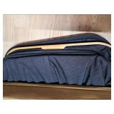 Lifewit 120L Laundry Basket with Lid, Clothes Hampers for Laundry with Bamboo Handles and 2 Removable Bag, Large Foldable Laundry Hamper for Bedroom, Bathroom, Dorm, Laundry Room, Dark Gray