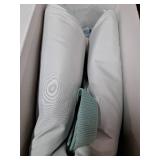 Blissful Diary Baby Play Gym & Activity Mat, Oversize Leaf Shaped Baby Play Mat w 6 Detachable Toys, Tummy Time Mat Promote Motor Skills & Sensory Development Mat, Newborn Infant Baby Essentials Gift