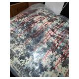 24\"x24\" Abstract Tree Printed Throw Pillow with Gusset Navy - Threshold designed with Studio McGee