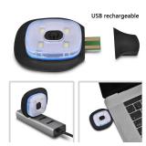 Etsfmoa Unisex Beanie with The Light Gifts for Men Dad Father USB Rechargeable Caps Black